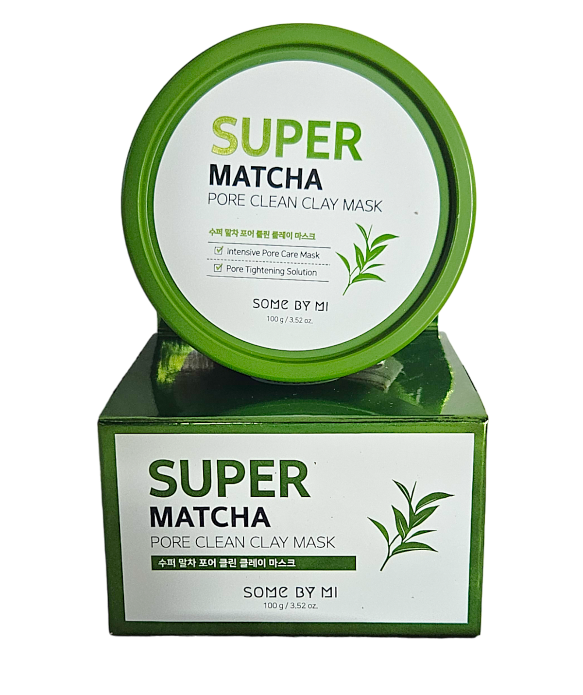 Masques à l'argile et au matcha